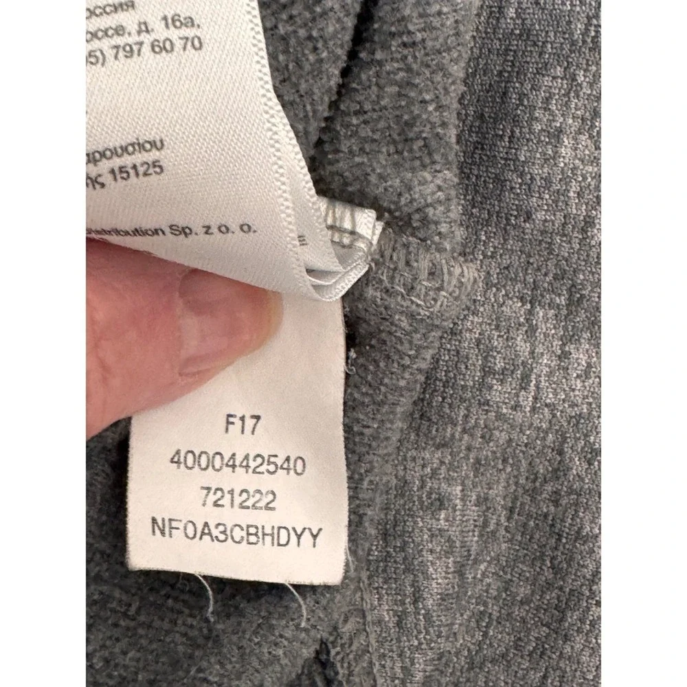 The North Face Hoddie Mens Small Gray Full Zip Fine Alpine Equipment Logo